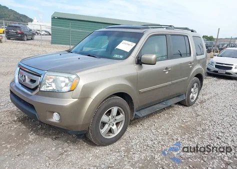 2010 Honda Pilot Ex-L из США, поврежденный, VIN 5FNYF4H51AB016476